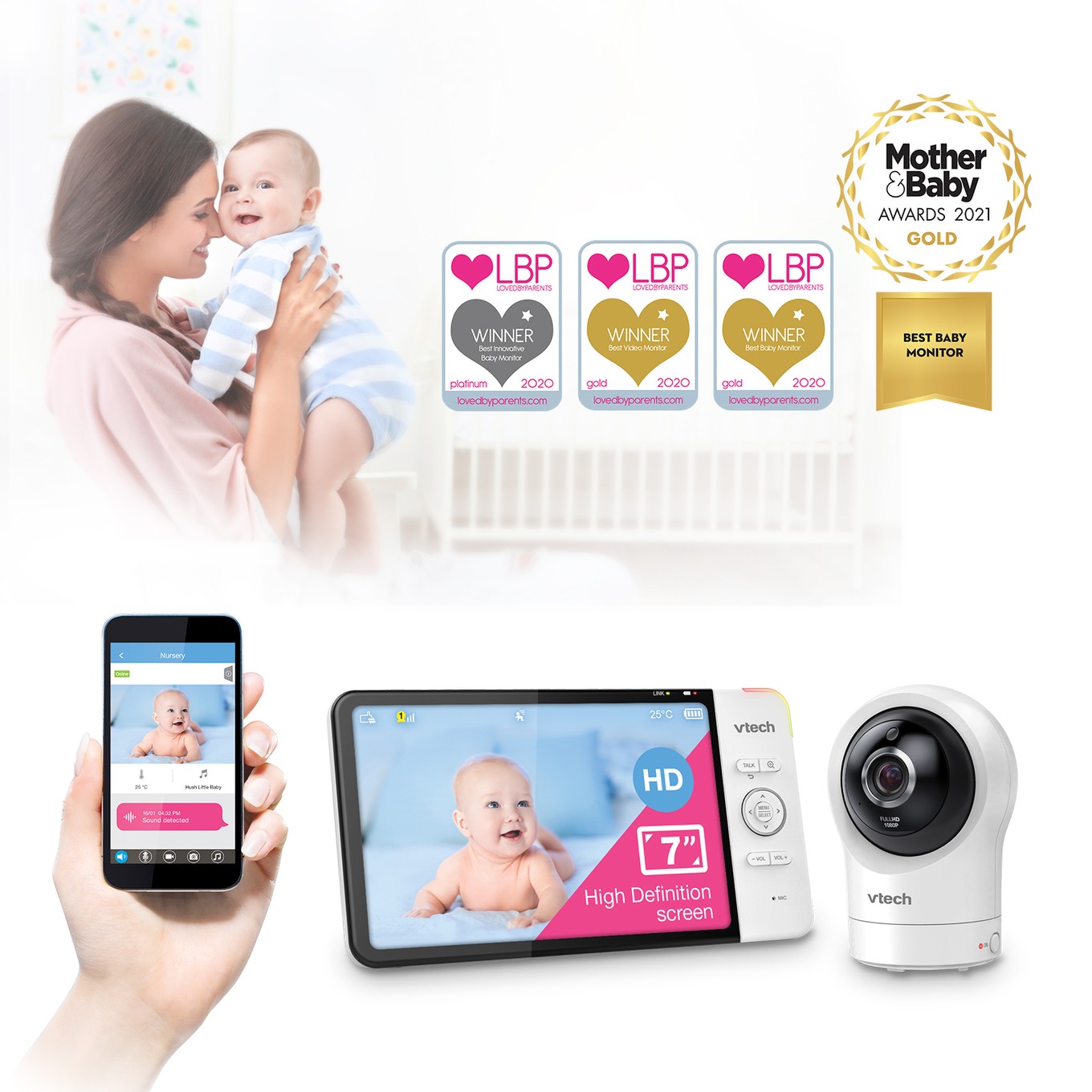 Vtech baby monitor add on camera top